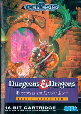 Dungeons & Dragons - Warriors of the Eternal Sun (USA, Europe) box cover front